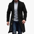 Lång gentlemannakappa med slagkrage
