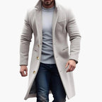 Lång gentlemannakappa med slagkrage